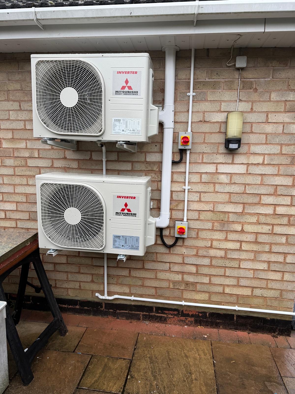 installed AC unit