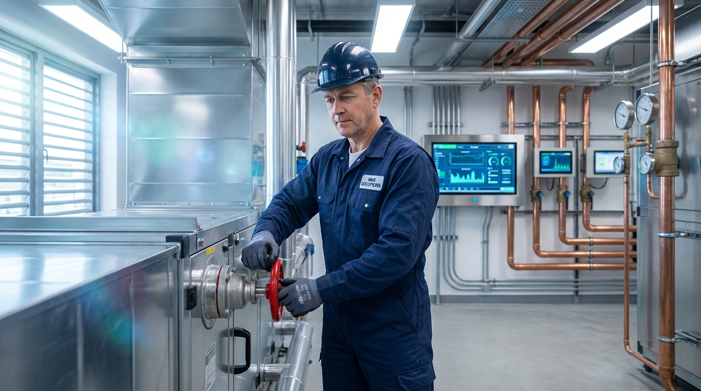 strategies for reducing commercial building energy costs through sustainable hvac maintenance with m&e maintenance solutions