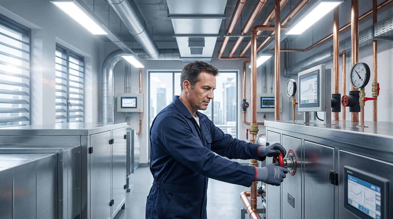 strategies for reducing commercial building energy costs through sustainable hvac maintenance with m&e maintenance solutions