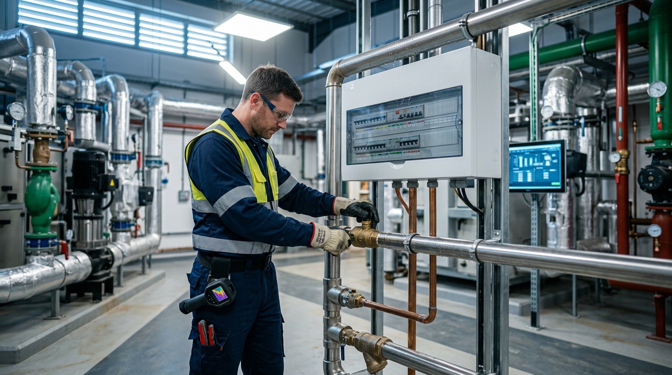 Why coordinate electrical and plumbing maintenance?