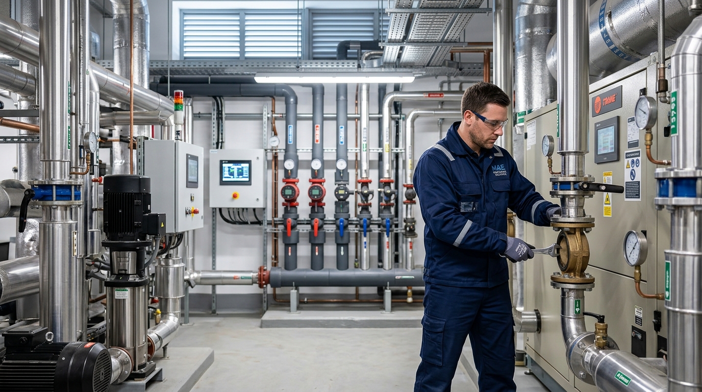 Why coordinate electrical and plumbing maintenance?