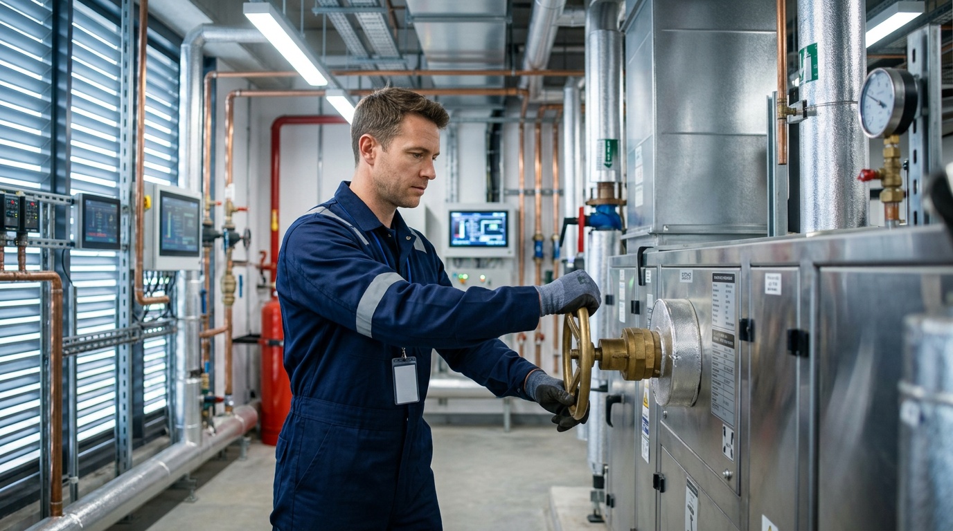 Renewable heating and electrical systems supporting facilities management