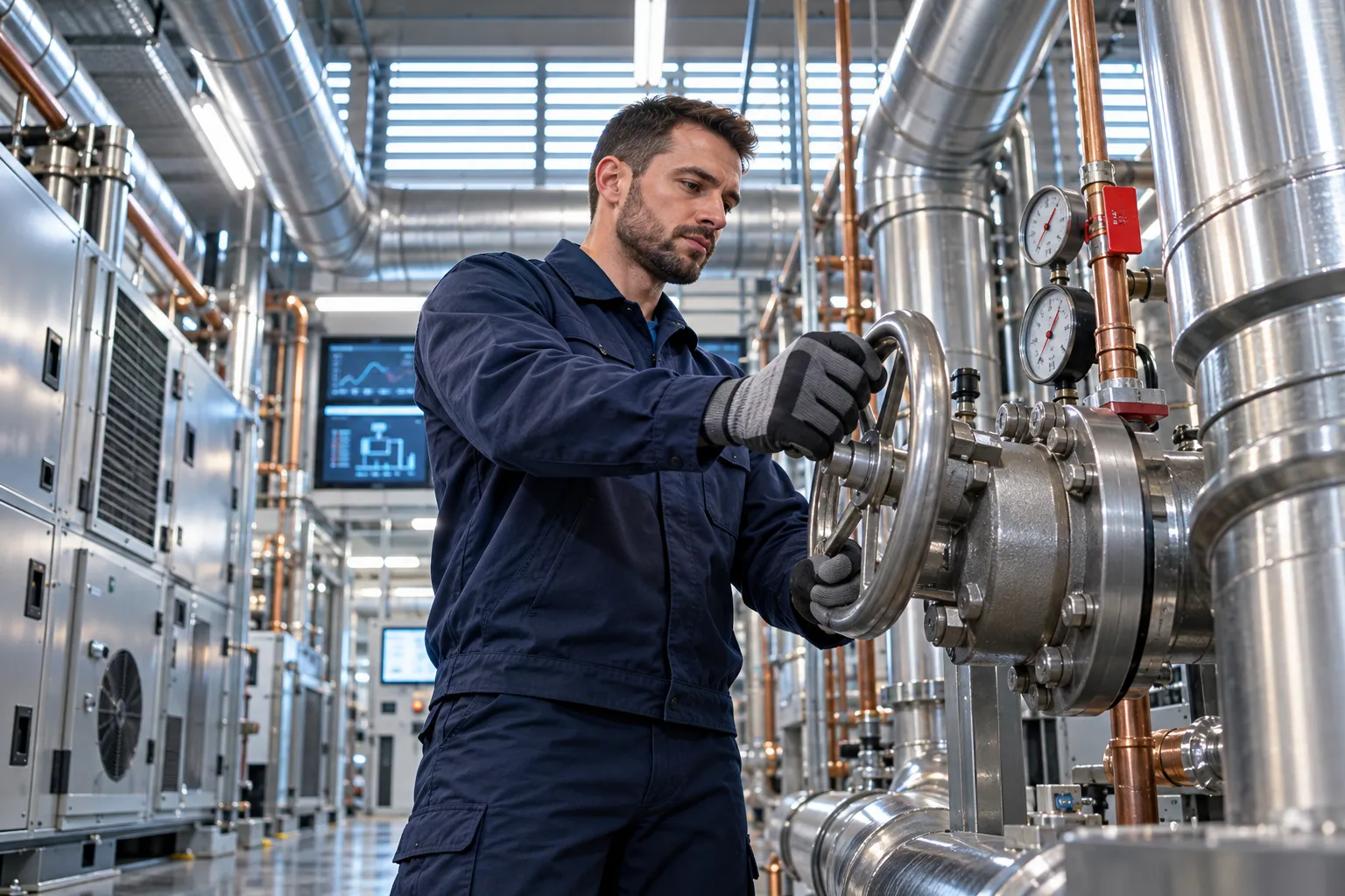 What should a commercial ventilation check actually examine?
